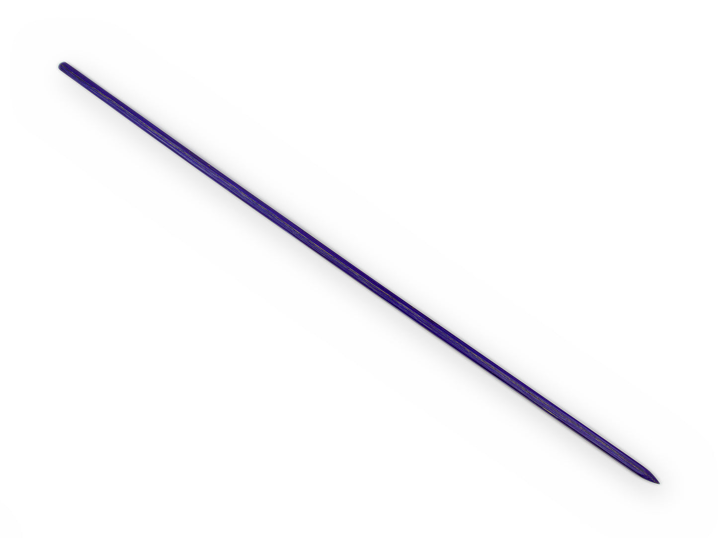 Langer lila blauer Stock für BDSM in kompletter Ansicht
