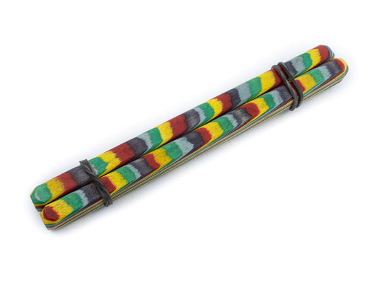 große Klemme Rainbow Stripes mittel