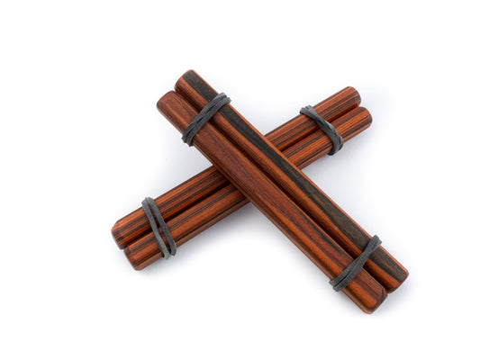 kleine Klemmen Cocobolo lang