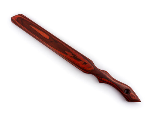 Schwert, ein langes schmales Paddle aus Holz für BDSM Spanking