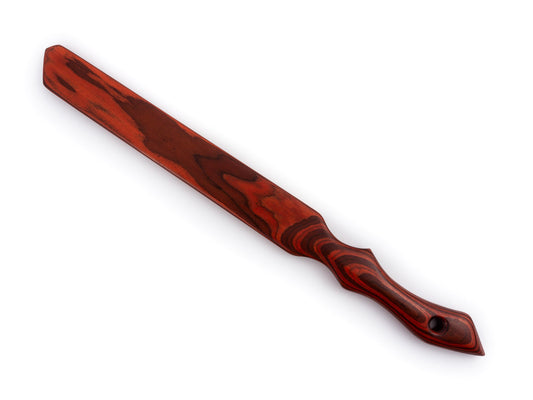 Schwert, ein langes schmales Paddle aus Holz für BDSM Spanking