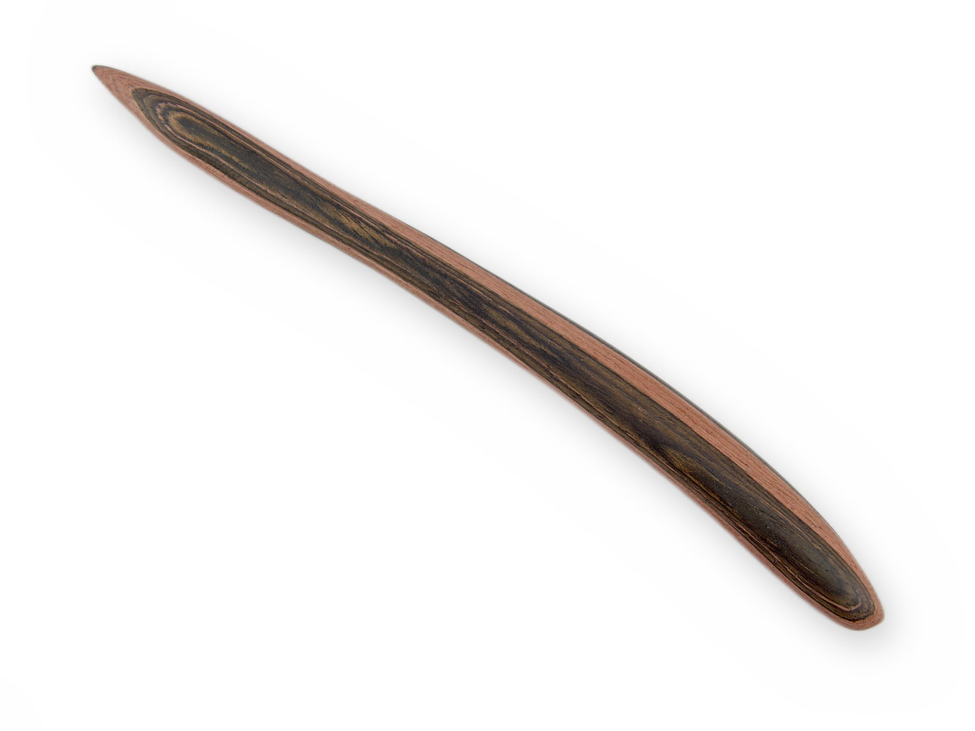 Haarnadel Rosenholz aus Holz, braun-rosa Maserung