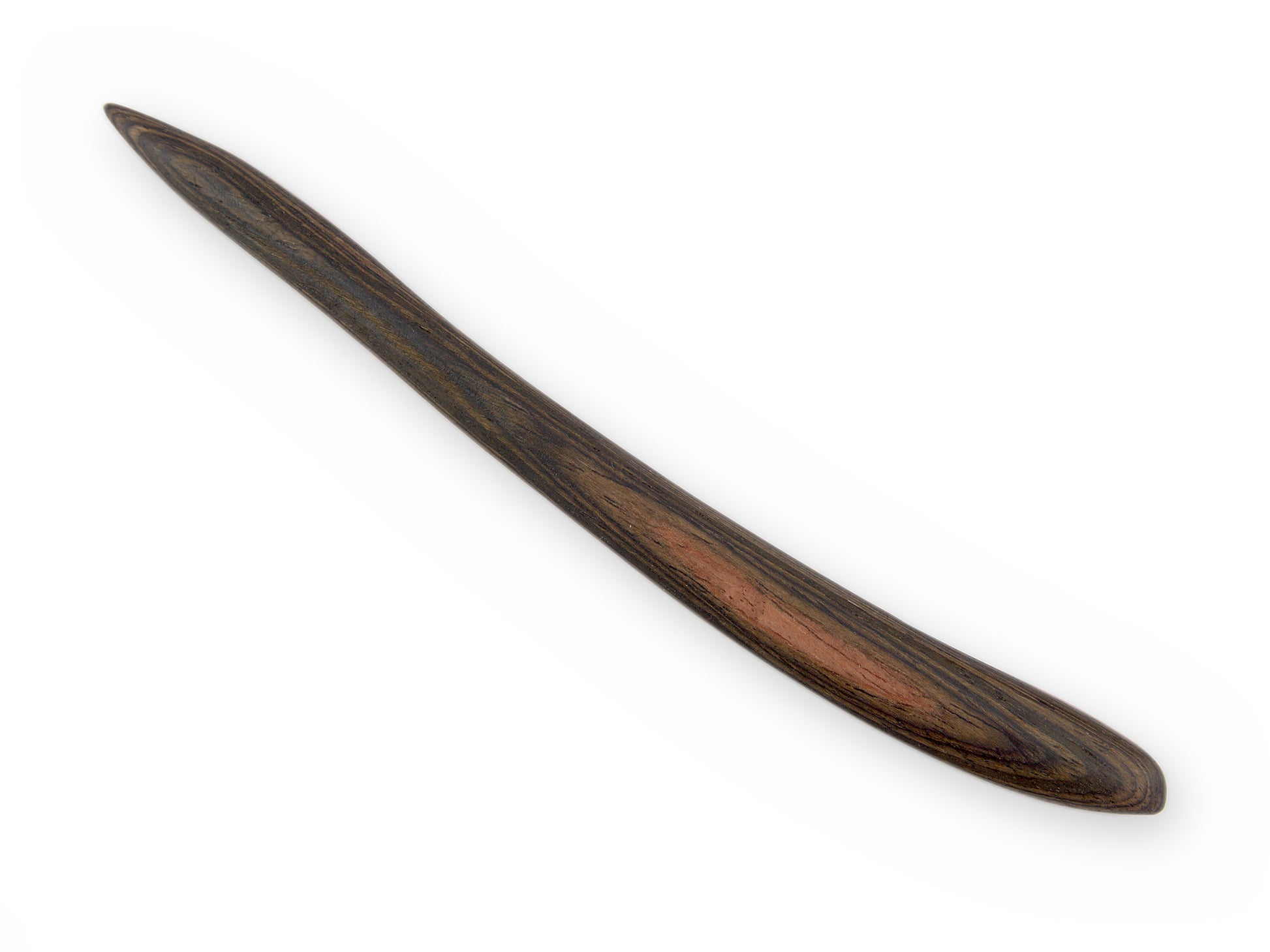 Haarnadel Rosenholz, Rückseite