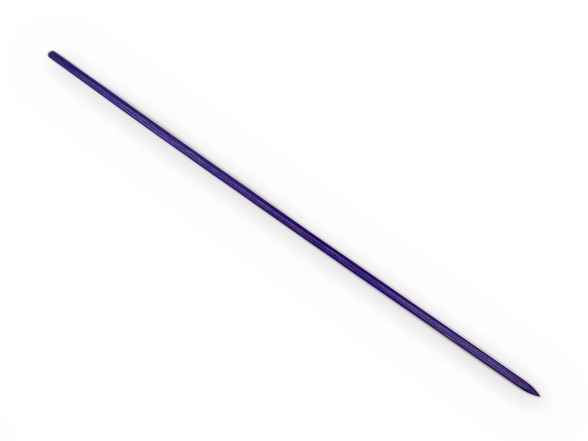 Langer lila blauer Stock für BDSM in kompletter Ansicht