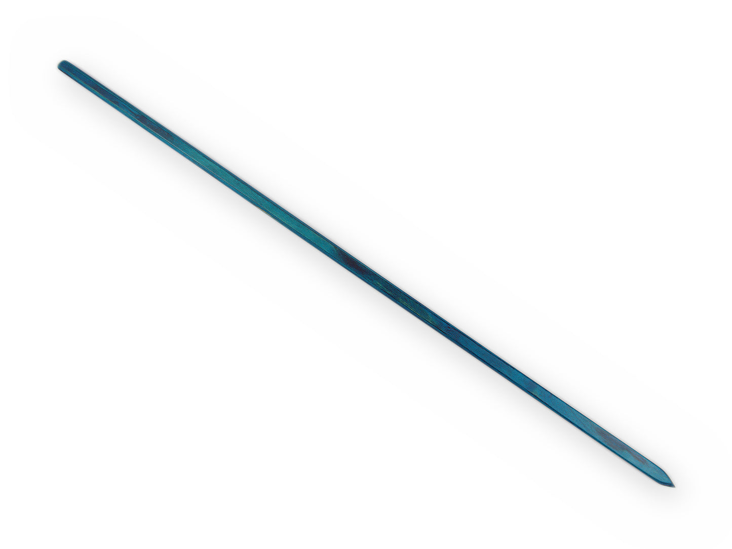 Schlanker Stock in leuchtendem Türkis