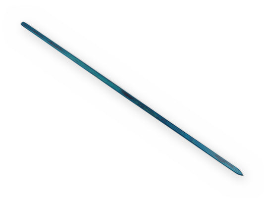 Schlanker Stock in leuchtendem Türkis