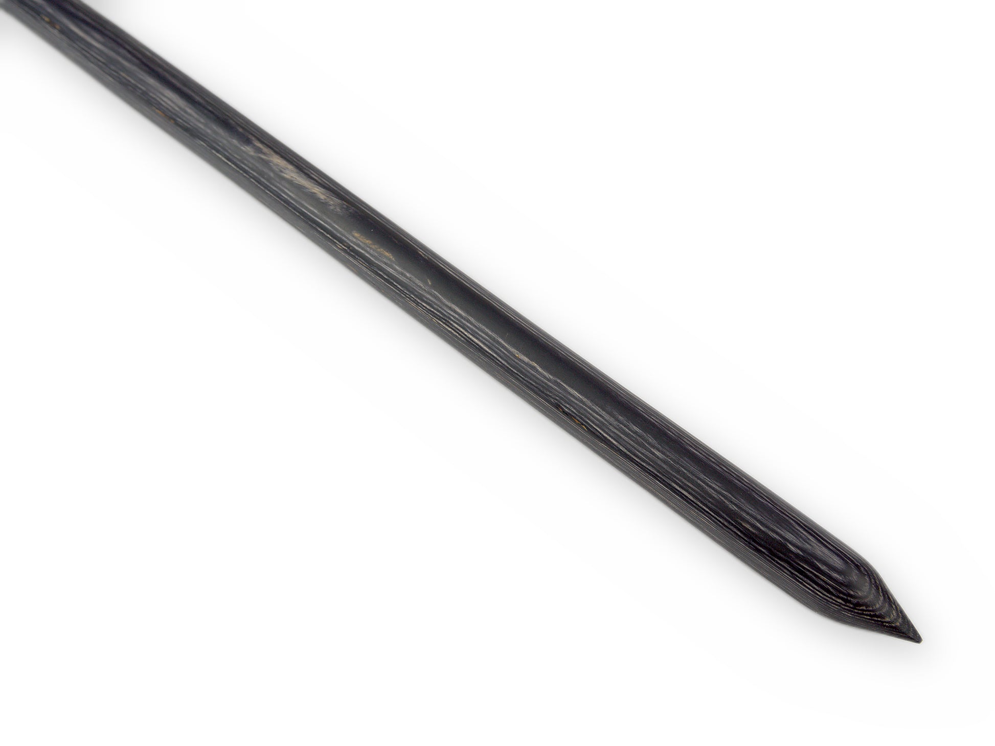 Vorderer Bereich des rauchig schwarz grauen Stocks