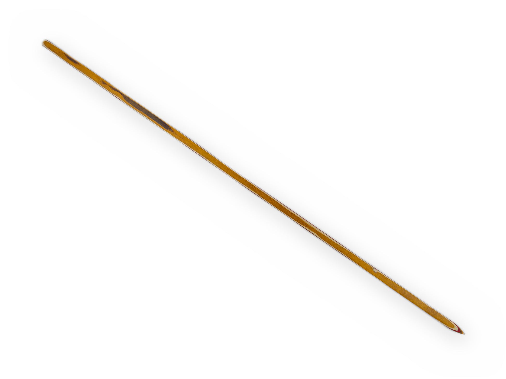 Schlanker Stock in Orange Braun Rot und Beige