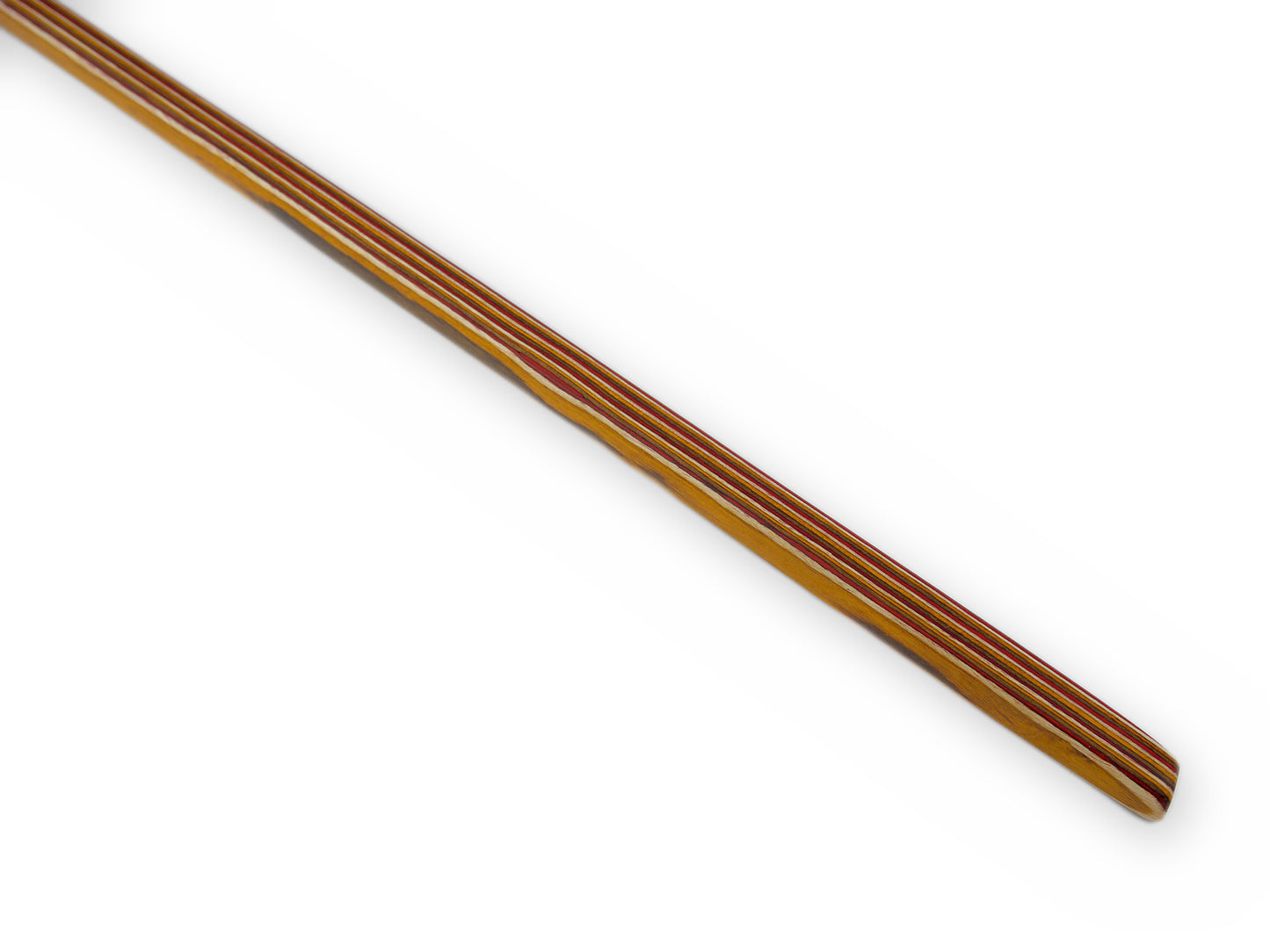 Vorderer Bereich des Stocks mit Farbschichten