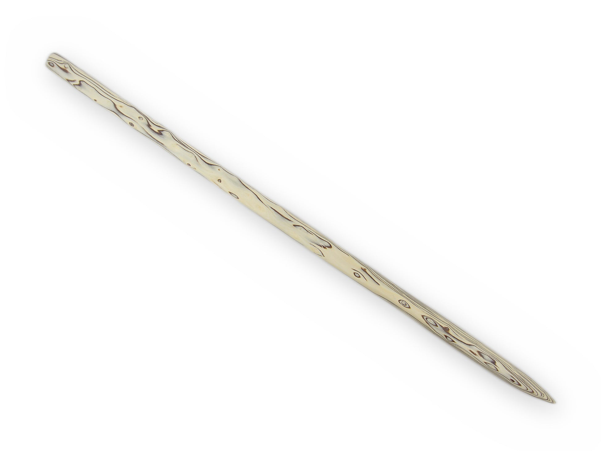 Dicker Stock für BDSM mit feiner brauner Swirl Maserung